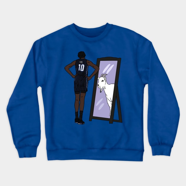 Bol Bol Mirror GOAT Crewneck Sweatshirt by rattraptees